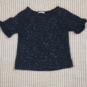 Love By Design Black Speckled Sweatshirt